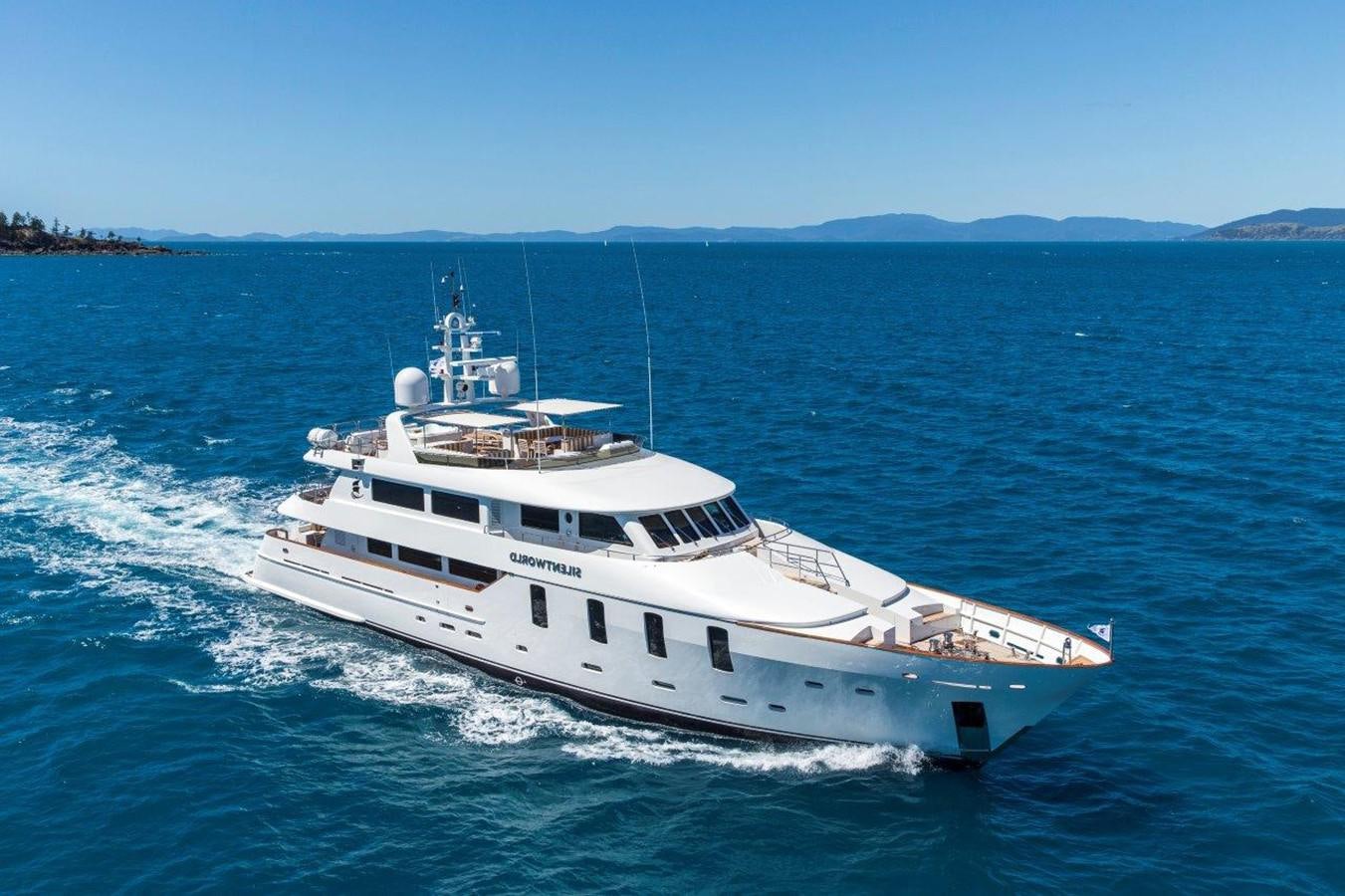 a boat on the water aboard SILENTWORLD Yacht for Sale