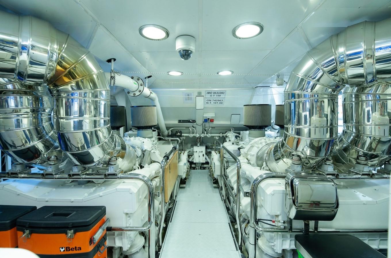 a room with several machines aboard ASTERI Yacht for Sale