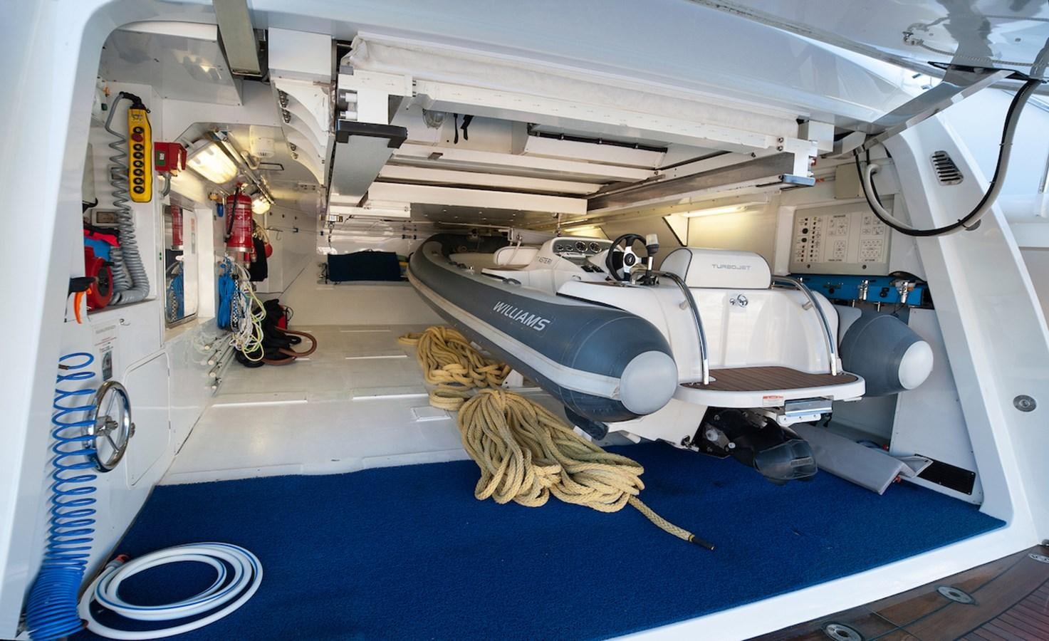 a machine with a large piece of machinery in it aboard ASTERI Yacht for Sale