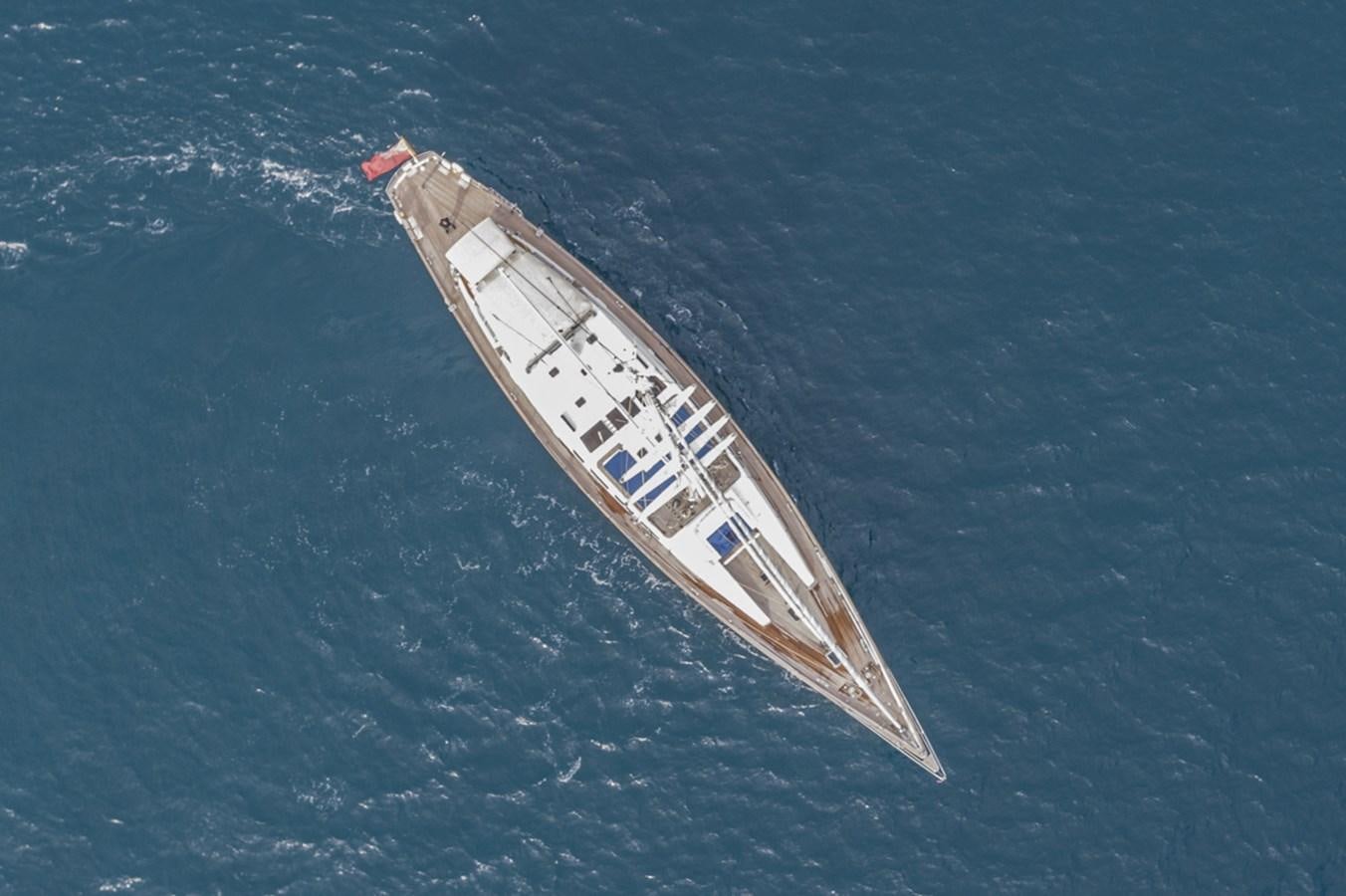 a ship in the ocean aboard ELECTA Yacht for Sale