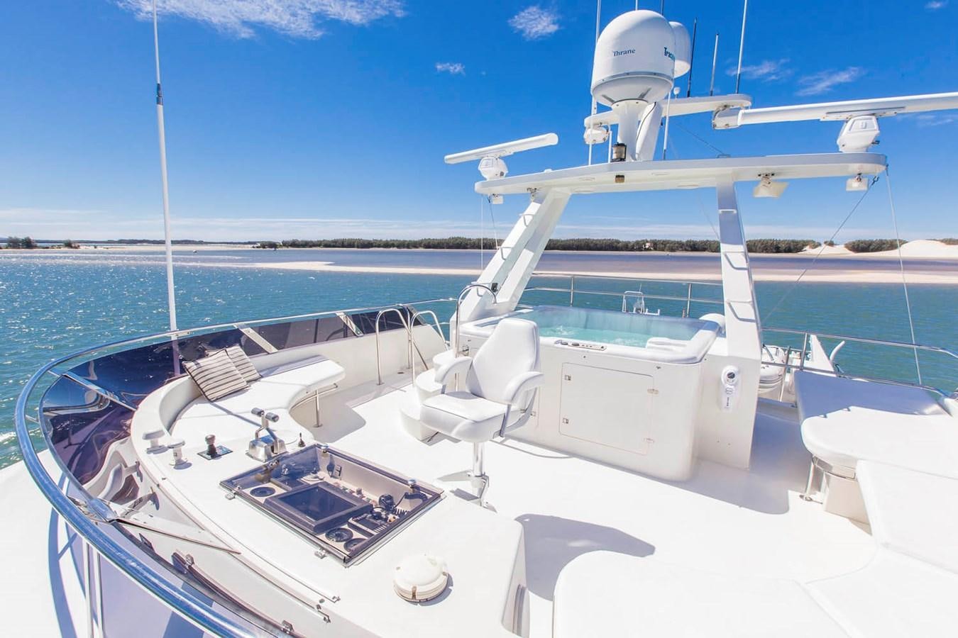 a boat on the water aboard SILENT WORLD II Yacht for Sale