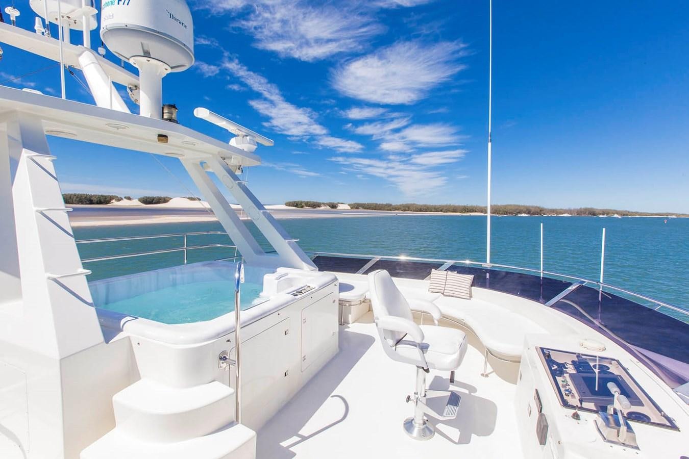 a boat on the water aboard SILENT WORLD II Yacht for Sale