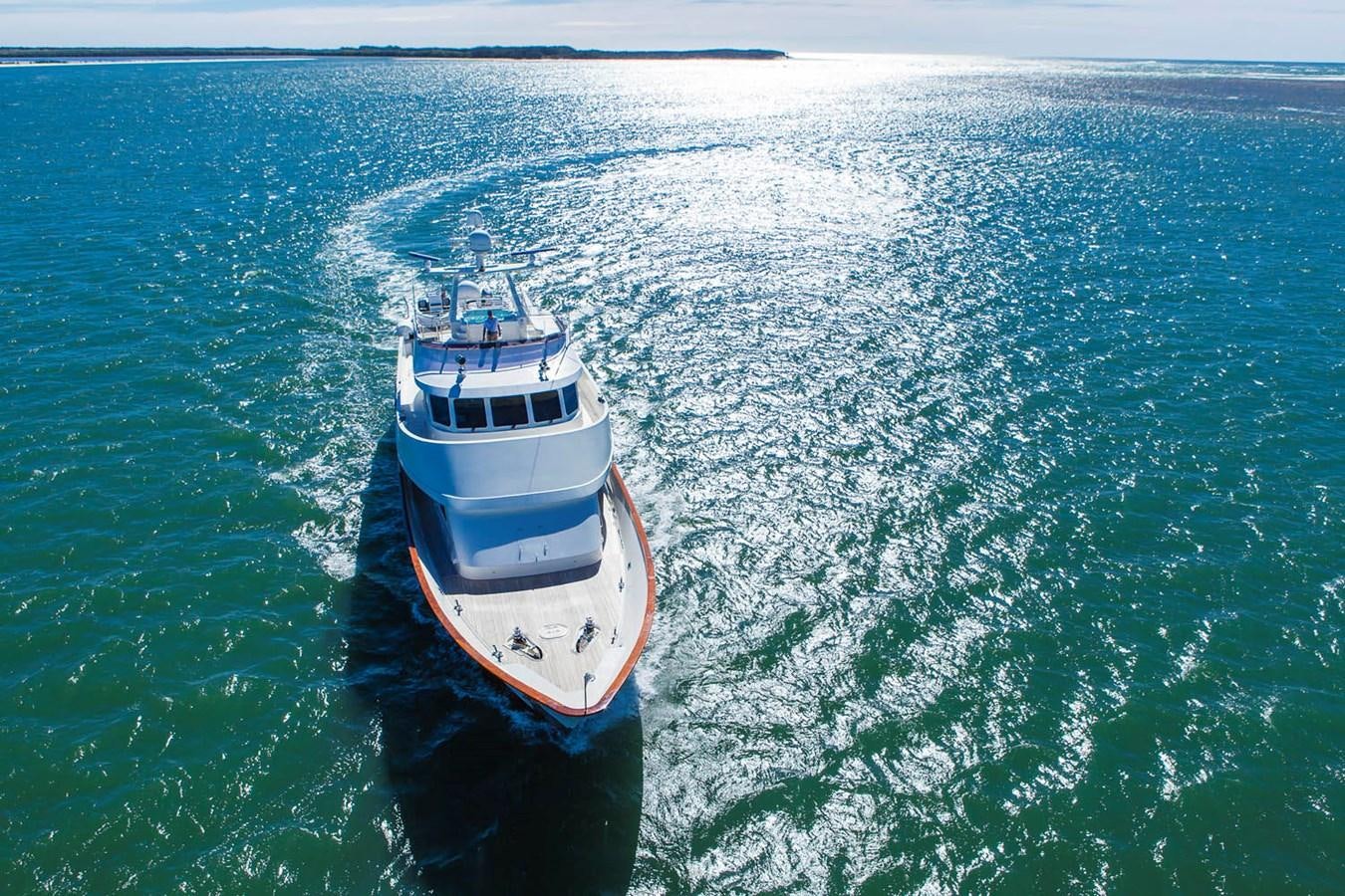 a boat in the water aboard SILENT WORLD II Yacht for Sale