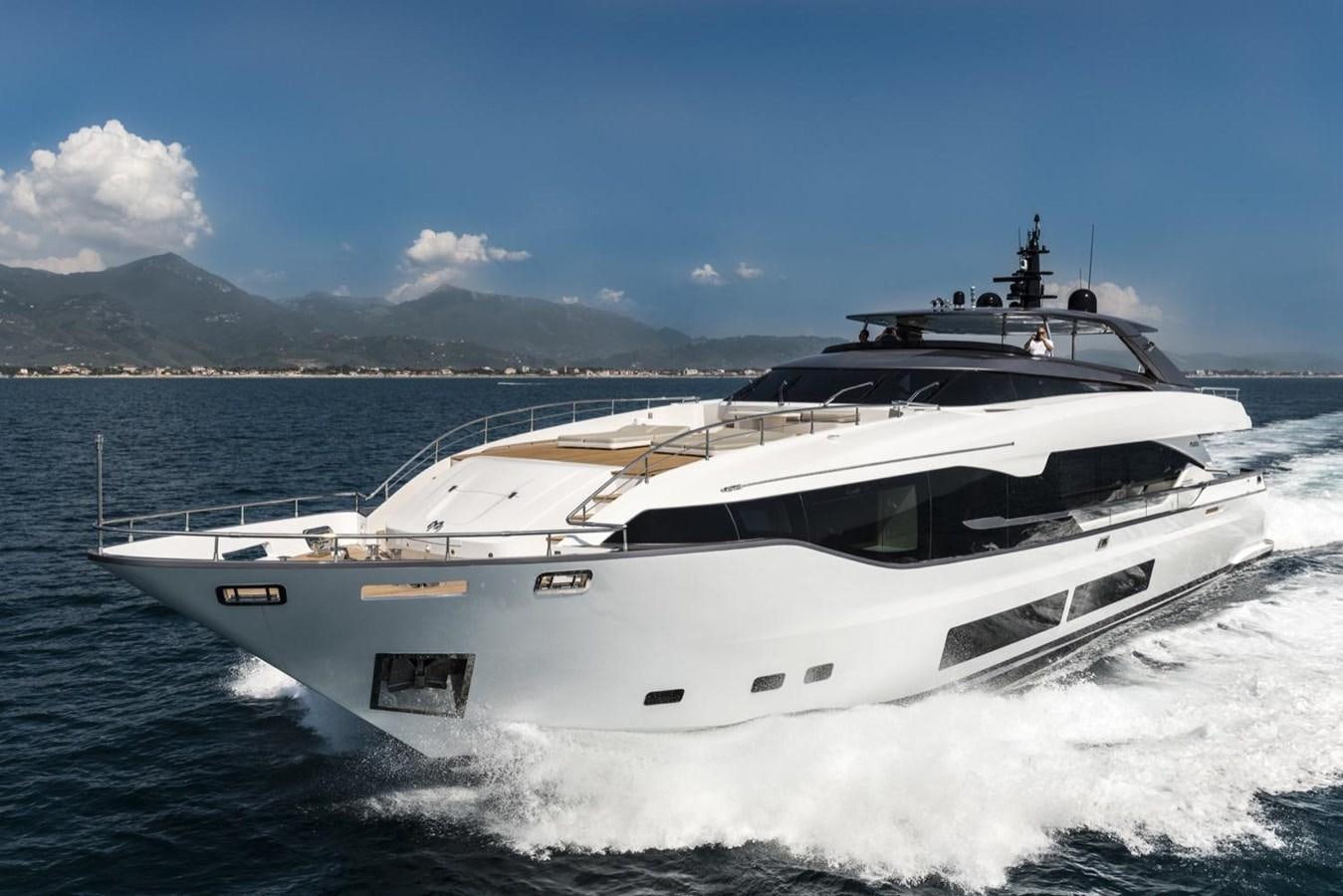 a yacht on the water aboard HARMONY Yacht for Sale