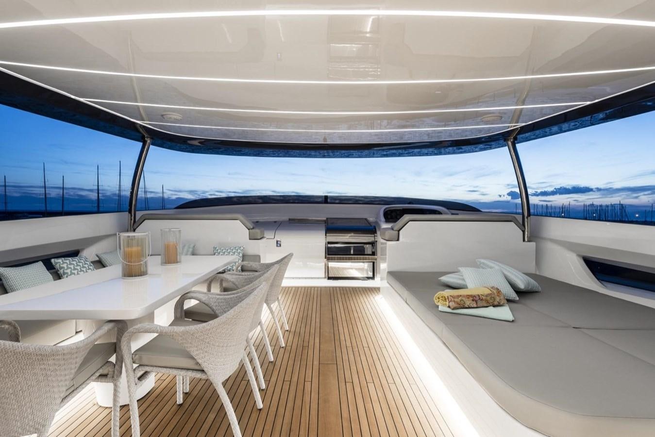 inside of a boat aboard HARMONY Yacht for Sale