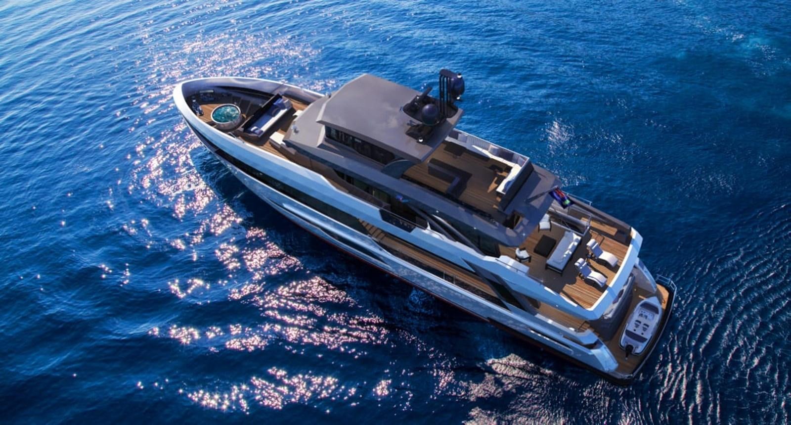 a high angle view of a boat aboard BERING B117 Yacht for Sale