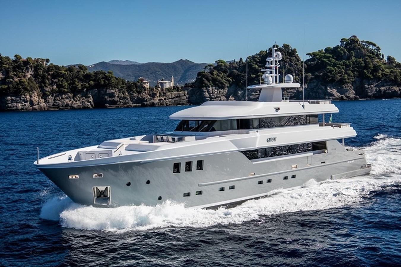 a boat moving on the water aboard OTAM SD35 Yacht for Sale