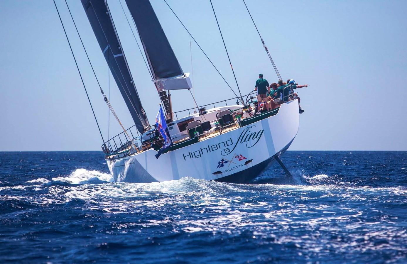 a boat sailing in the sea aboard HIGHLAND FLING 15 Yacht for Sale