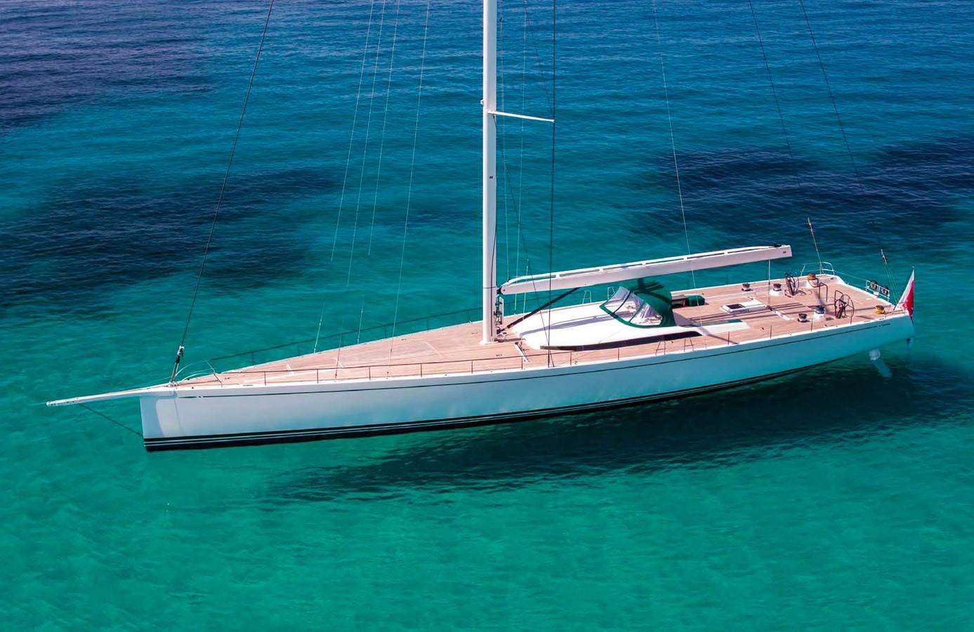 a white boat in the water aboard HIGHLAND FLING 15 Yacht for Sale