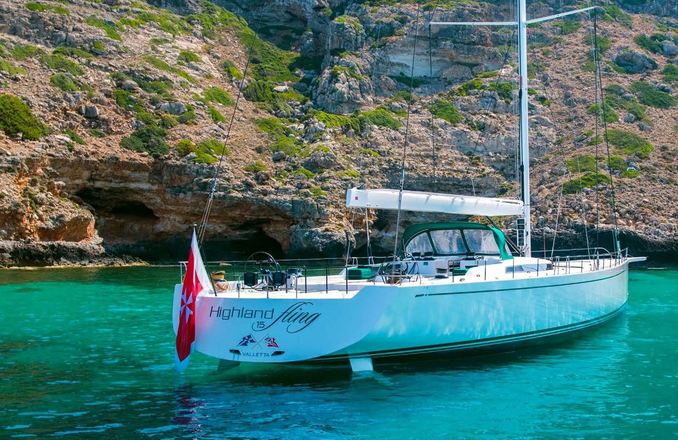 a boat on the water aboard HIGHLAND FLING 15 Yacht for Sale