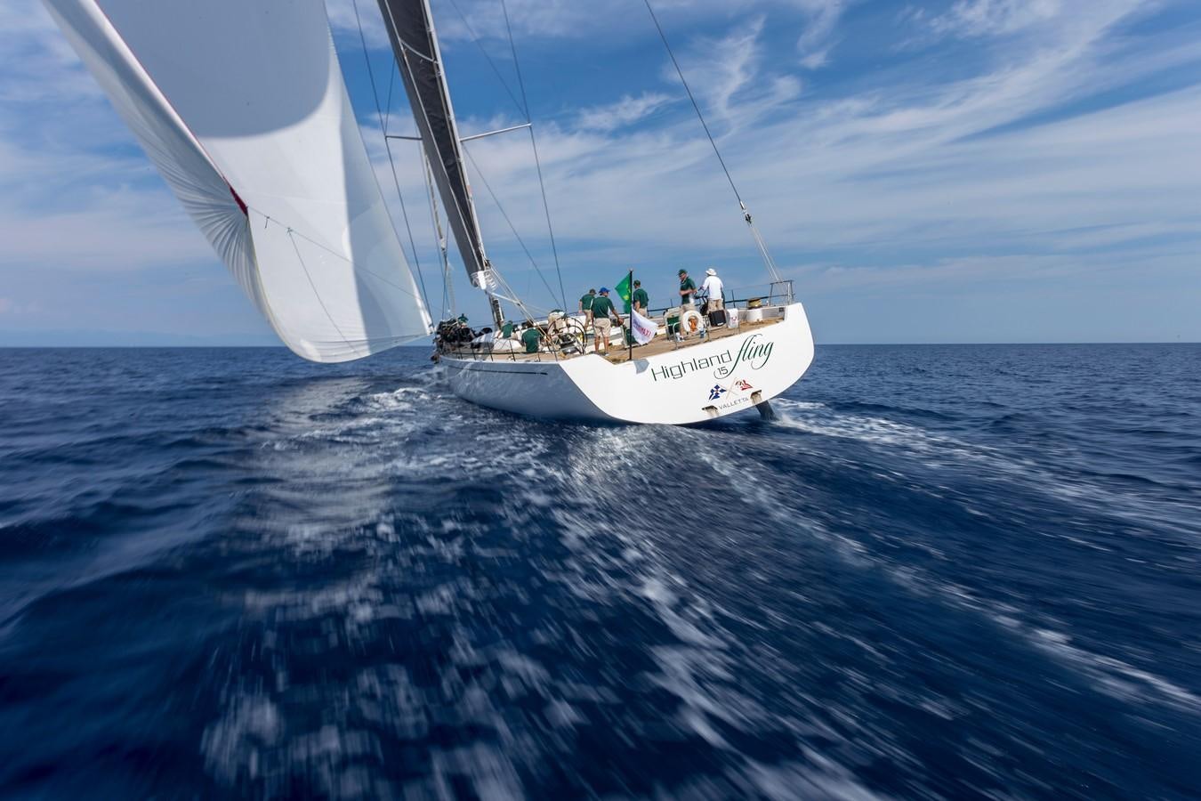 a group of people sailing on a boat aboard HIGHLAND FLING 15 Yacht for Sale