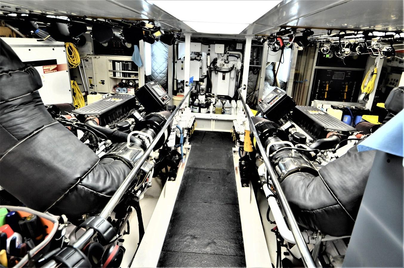 inside of a vehicle aboard MISS STEPHANIE  Yacht for Sale