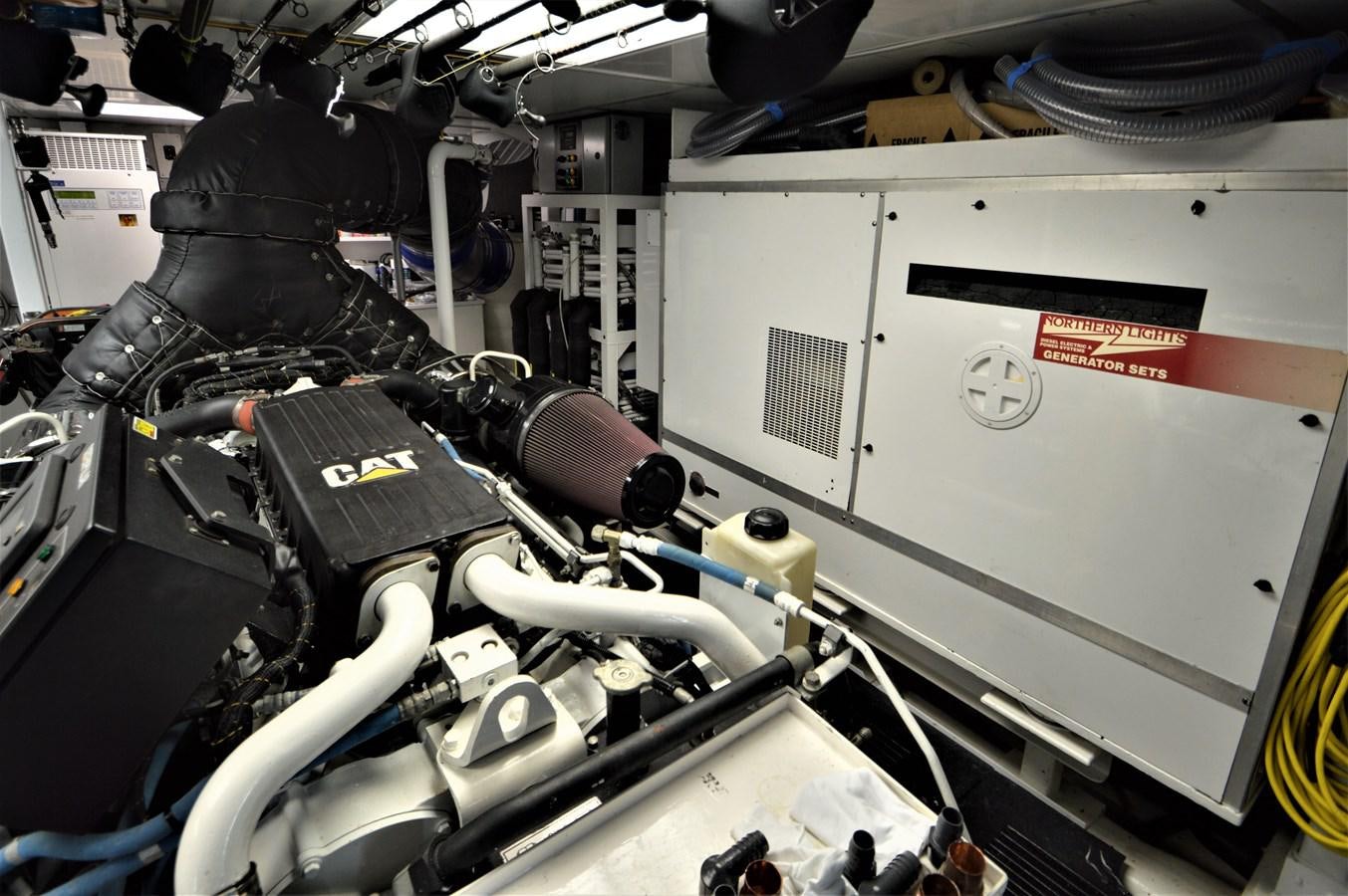 a machine with a large piece of equipment on it aboard MISS STEPHANIE  Yacht for Sale