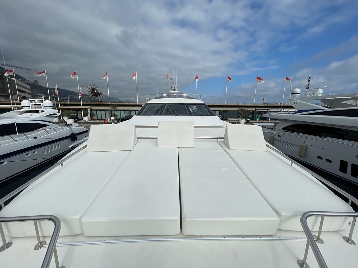a group of boats are parked in a harbor aboard GAUDEAMUS Yacht for Sale