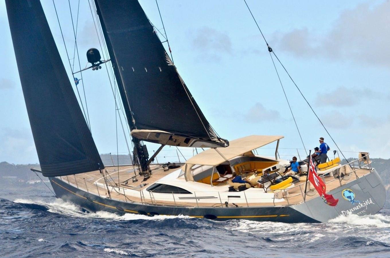 a sailboat on the water aboard DANNESKJOLD Yacht for Sale