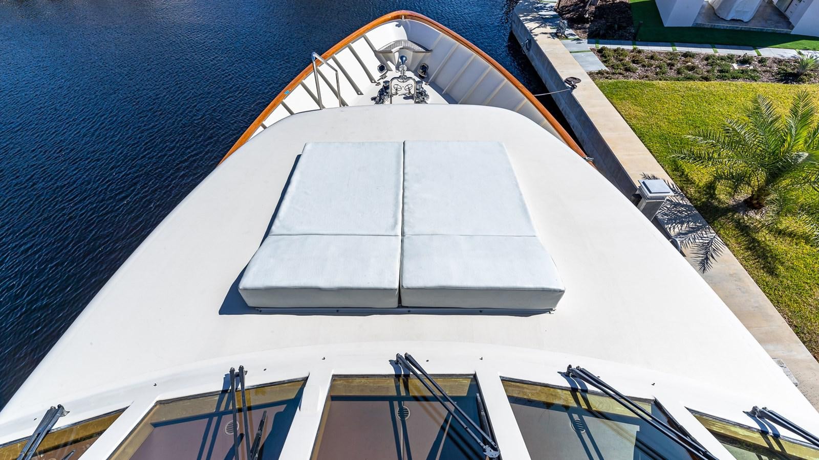 a building with a cross on the roof aboard SEAQUEL Yacht for Sale