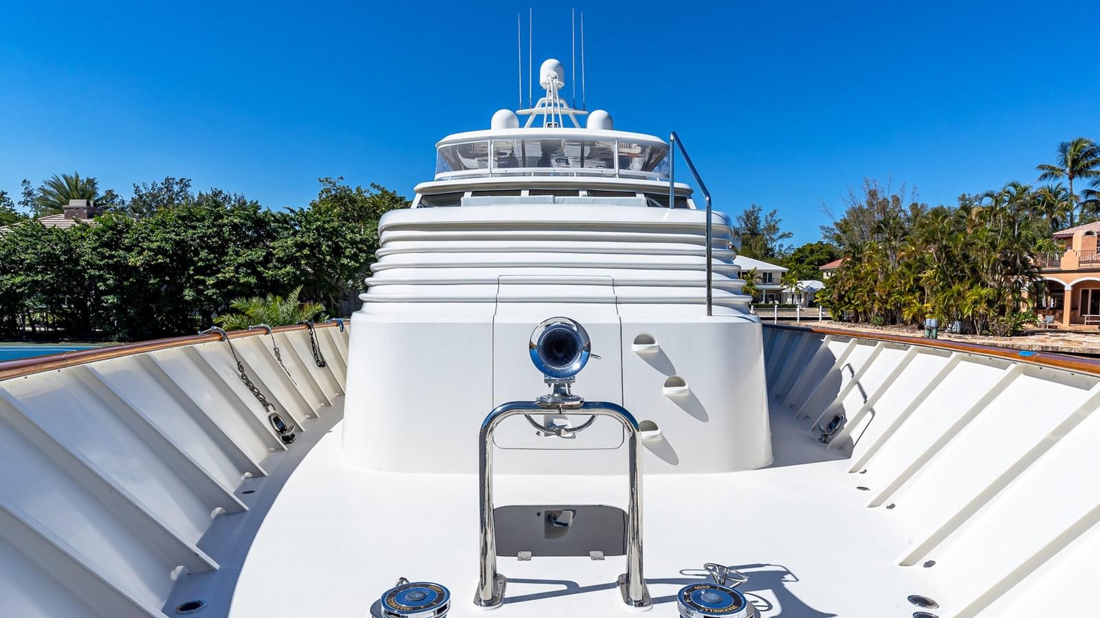 a large white ship aboard SEAQUEL Yacht for Sale