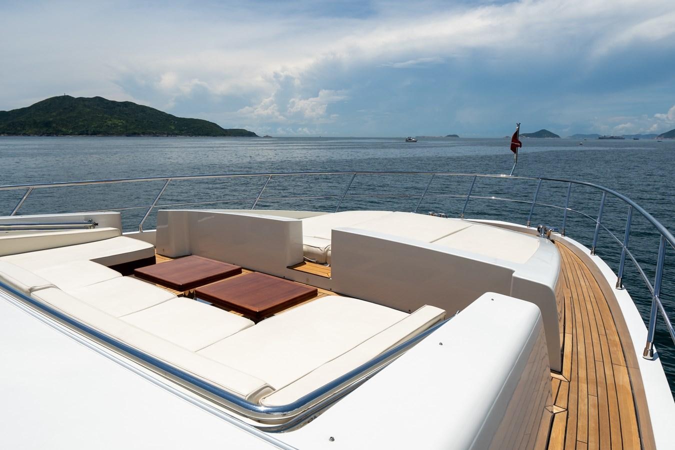 a boat on the water aboard AQUARIUS Yacht for Sale