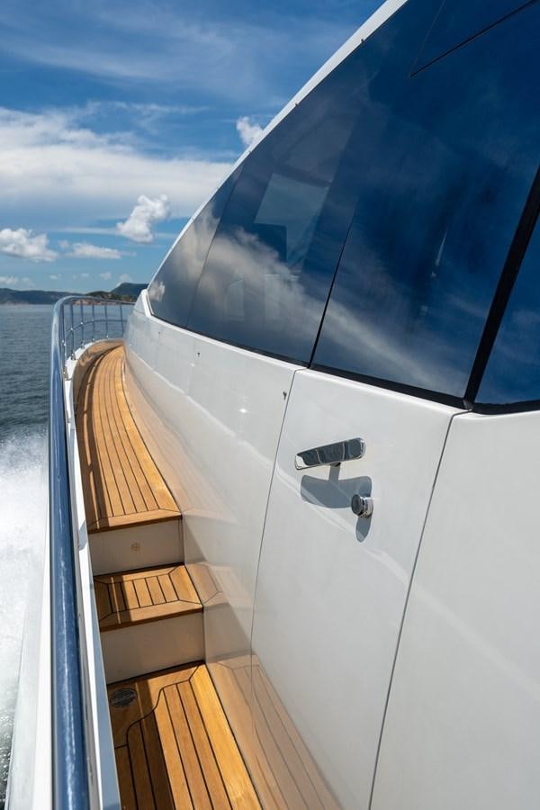 a boat on the water aboard AQUARIUS Yacht for Sale