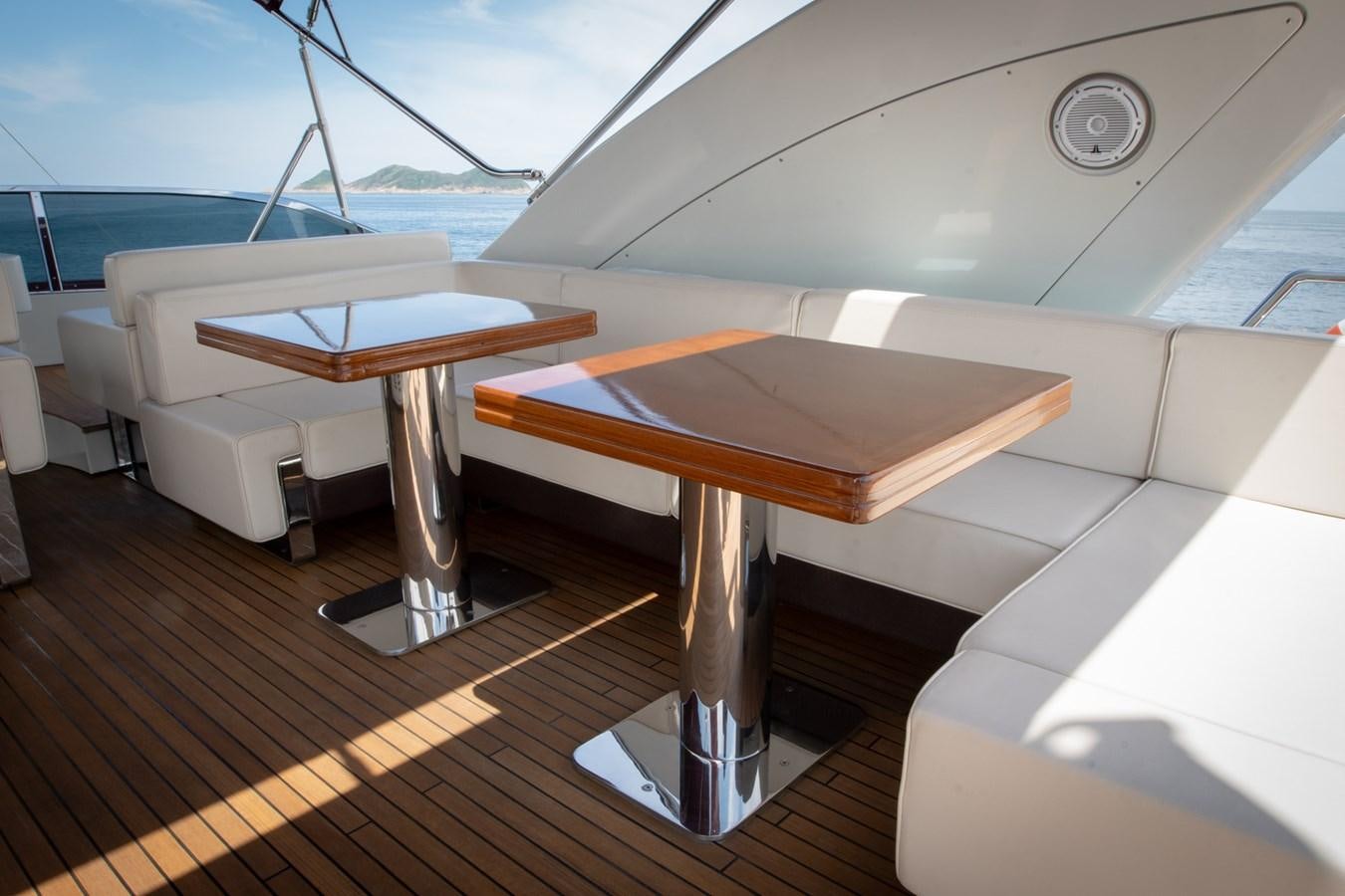 a boat on the water aboard AQUARIUS Yacht for Sale