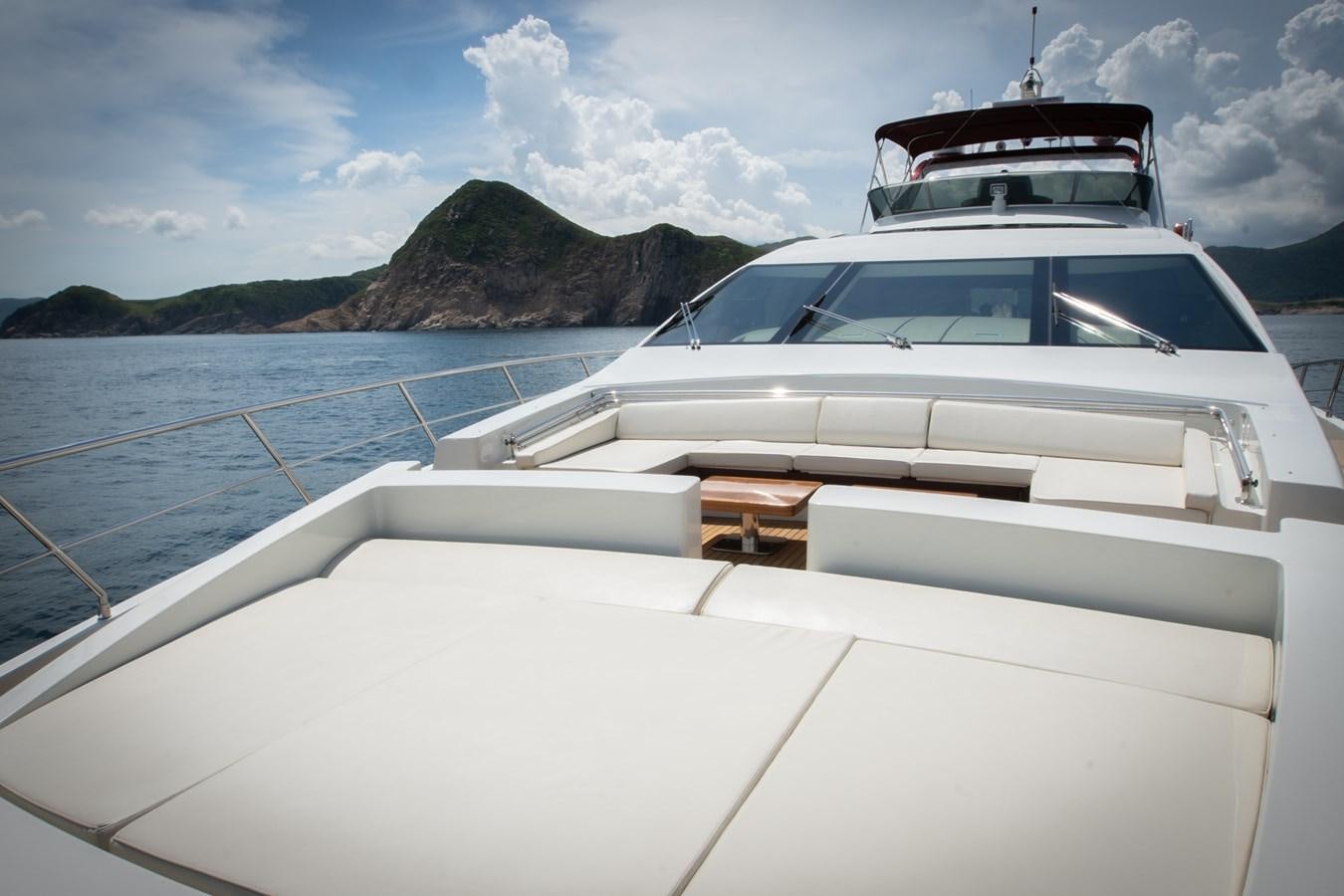 a boat on the water aboard AQUARIUS Yacht for Sale