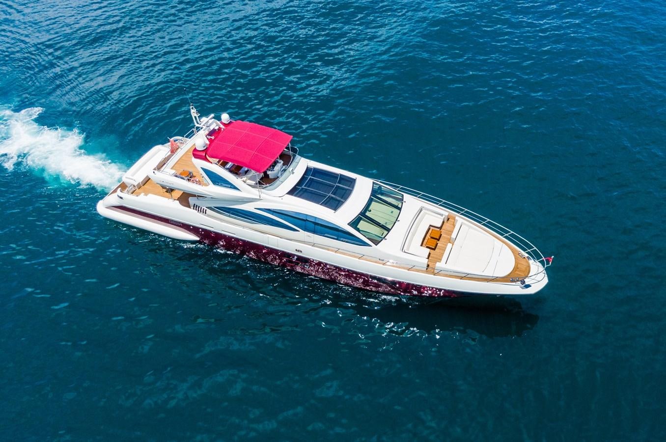 a boat on the water aboard AQUARIUS Yacht for Sale