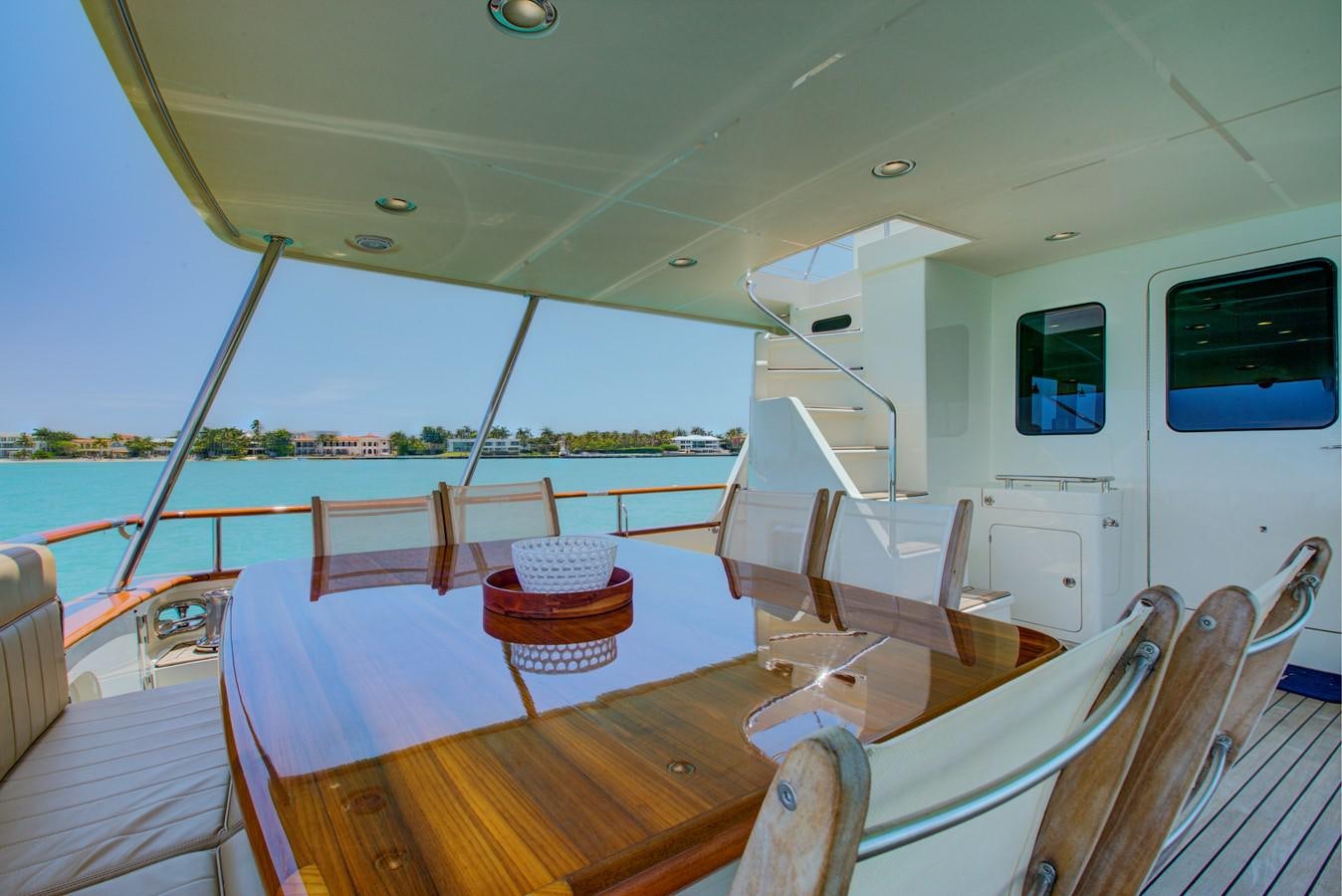 a boat on the water aboard EXPLORER 97E-CB Yacht for Sale