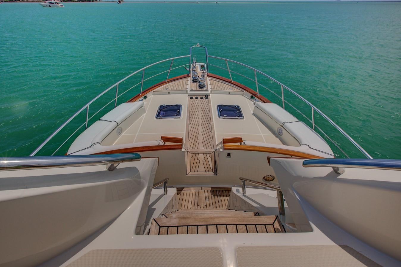a boat on the water aboard EXPLORER 97E-CB Yacht for Sale