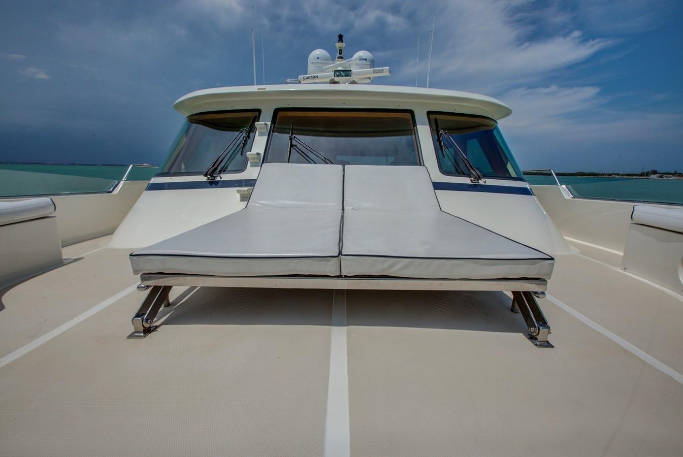 a boat on the water aboard EXPLORER 97E-CB Yacht for Sale