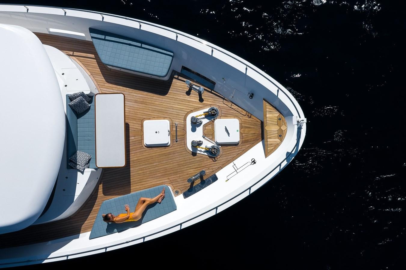 a satellite in space aboard JEWEL Yacht for Sale