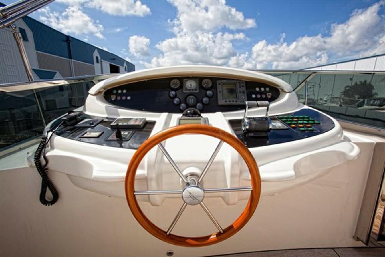 the inside of a car aboard DANIELA Yacht for Sale