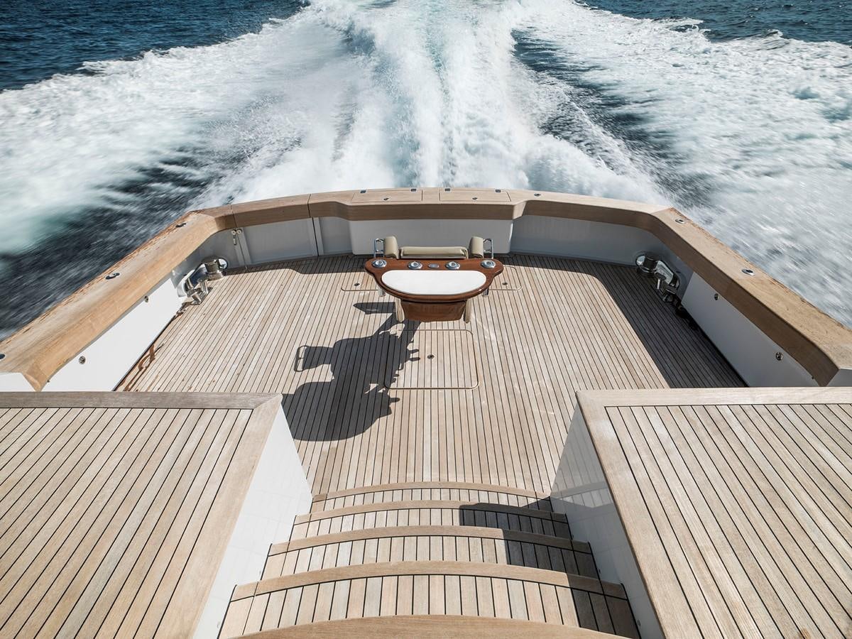 a boat on the water aboard SATU Yacht for Sale