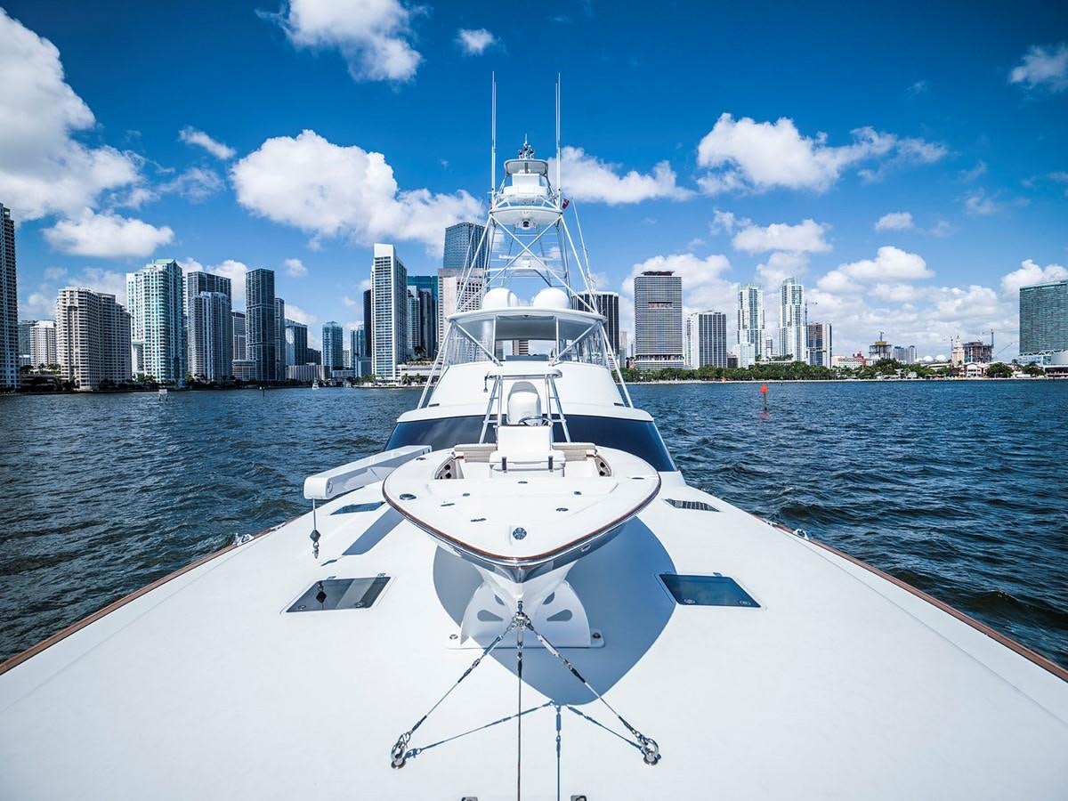 a boat on the water aboard SATU Yacht for Sale