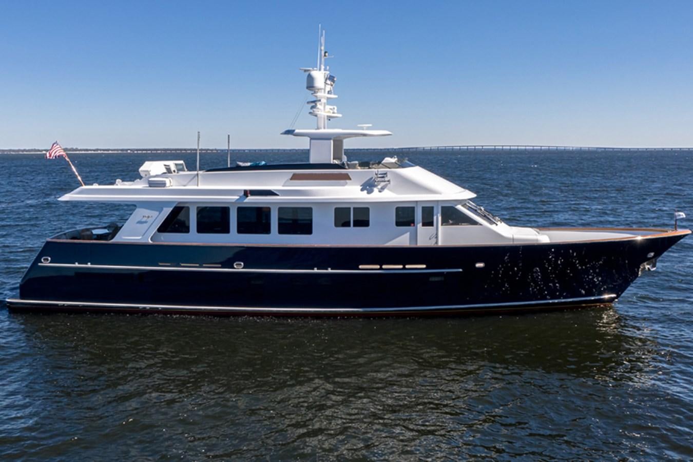 a boat on the water aboard CHECKERS Yacht for Sale