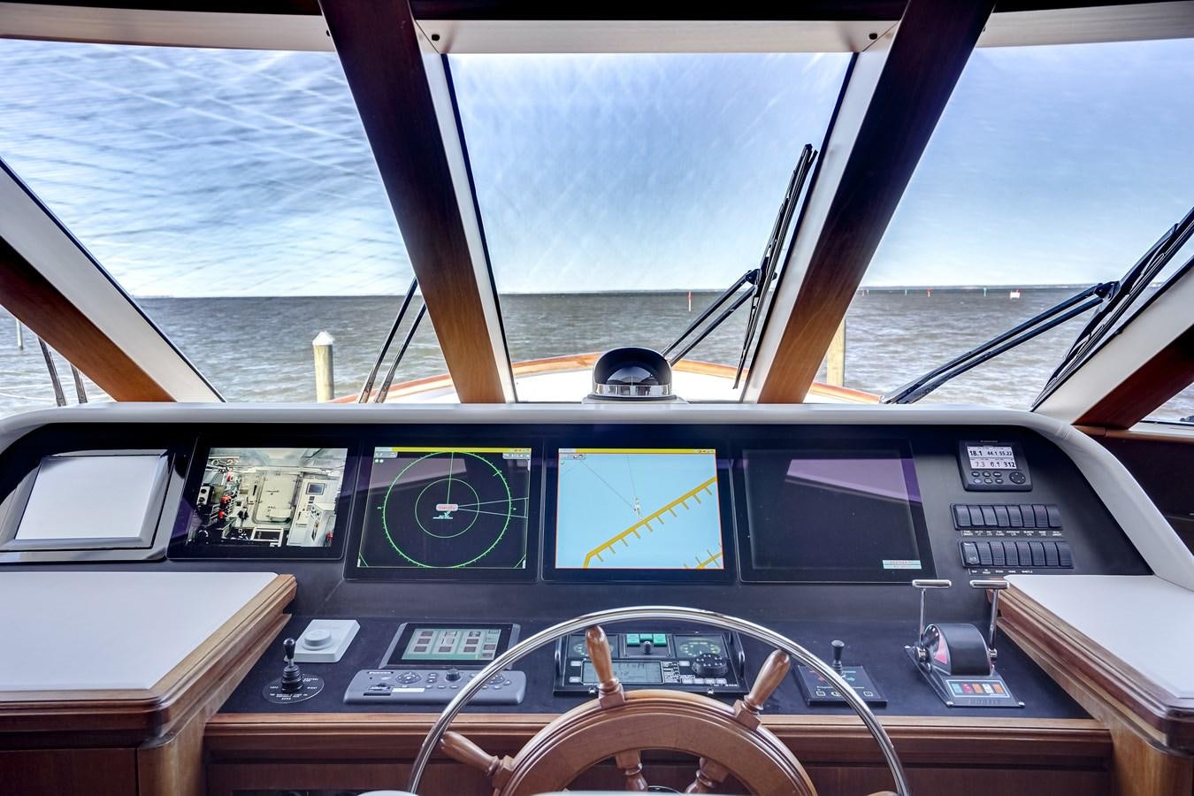inside of a boat aboard CHECKERS Yacht for Sale