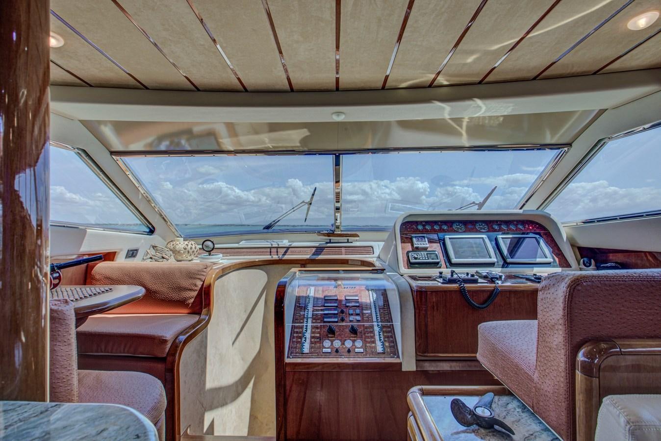inside of a vehicle aboard FERRETTI Yacht for Sale