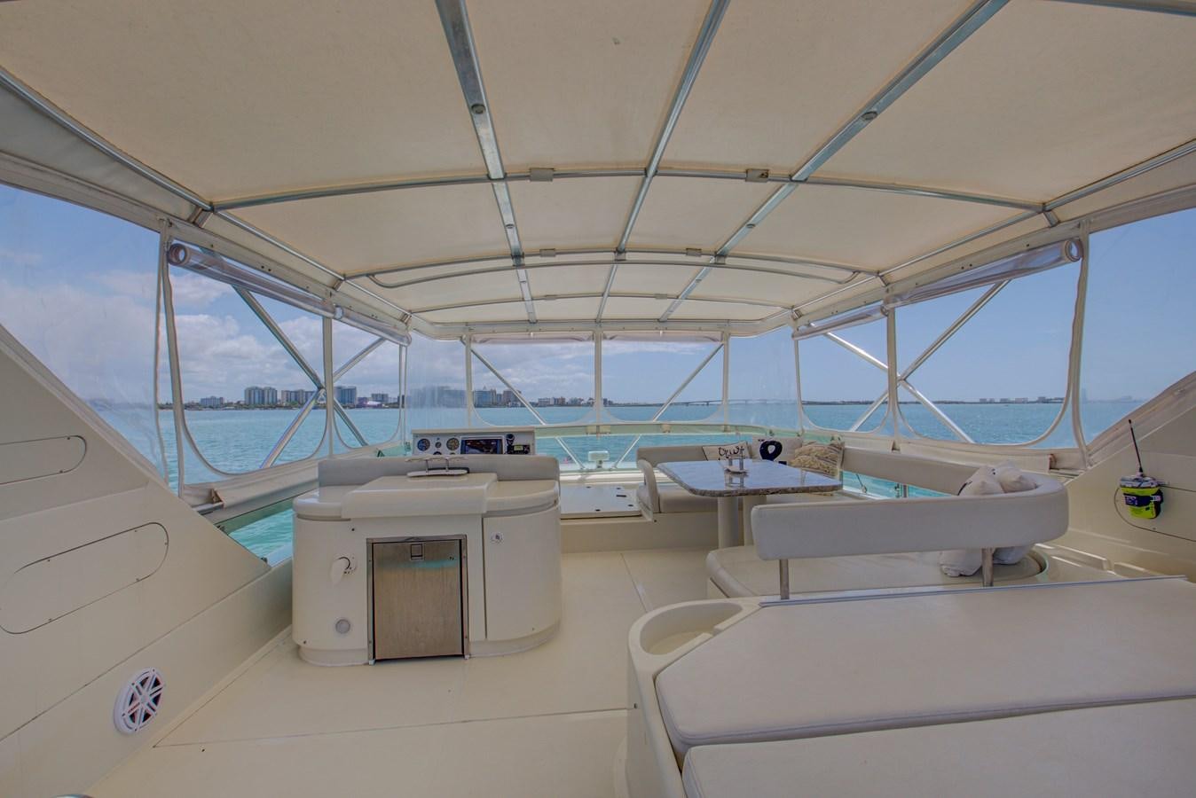 inside of a space ship aboard FERRETTI Yacht for Sale