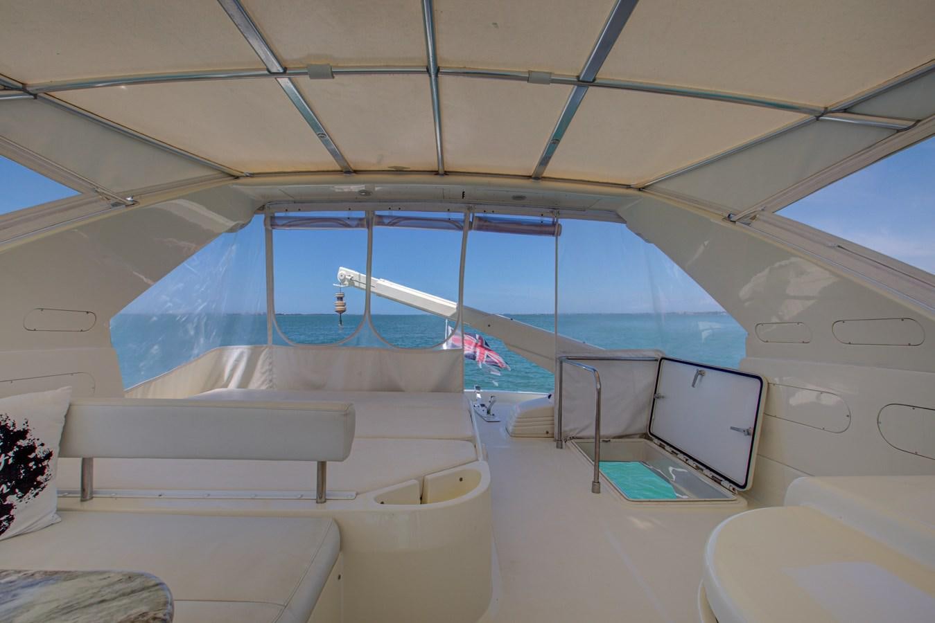inside of a plane aboard FERRETTI Yacht for Sale