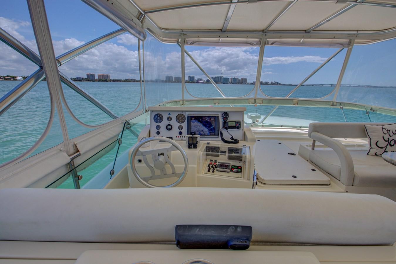 the inside of a boat aboard FERRETTI Yacht for Sale