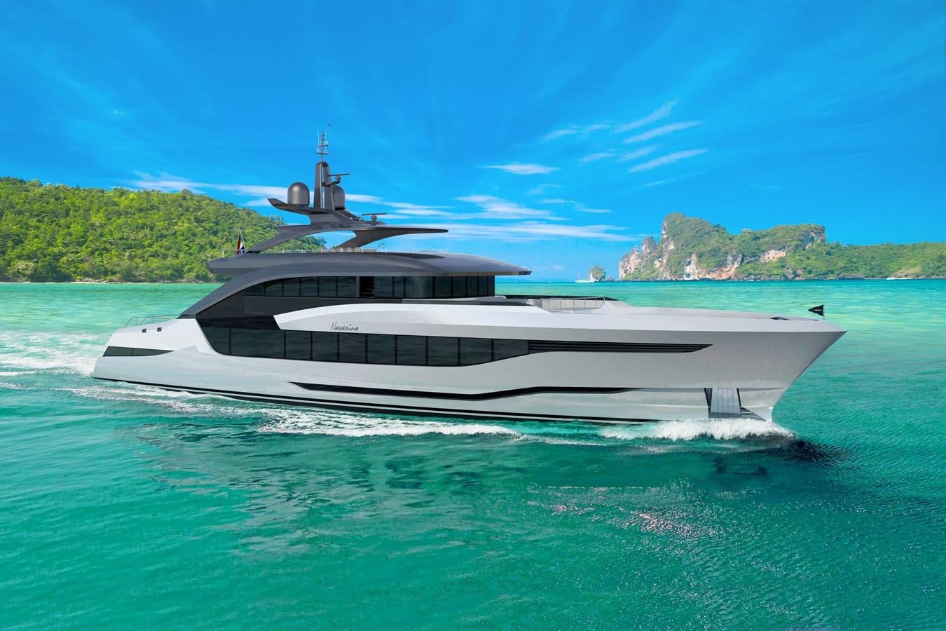 a boat in the water aboard PROJECT MOONEN NAVARINO Yacht for Sale