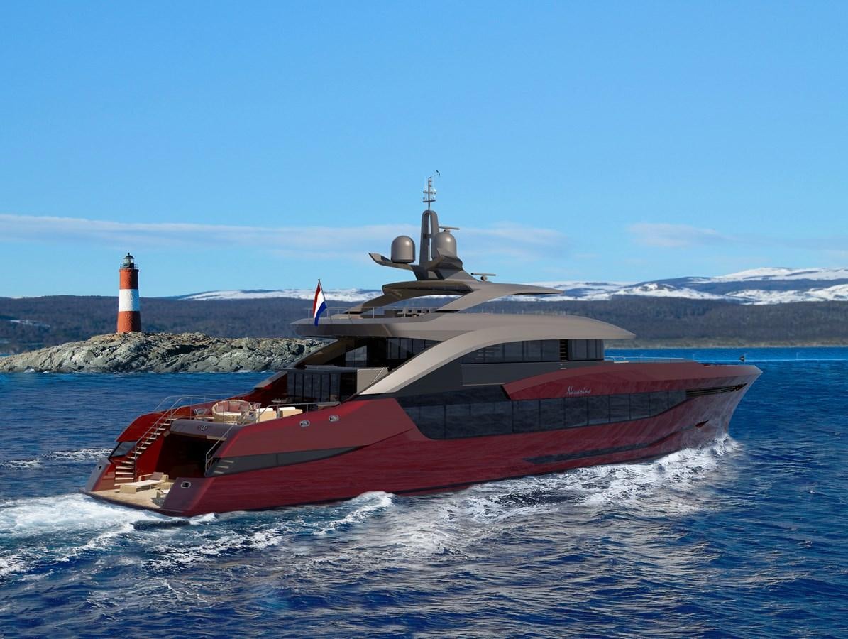 a boat in the water aboard PROJECT MOONEN NAVARINO Yacht for Sale