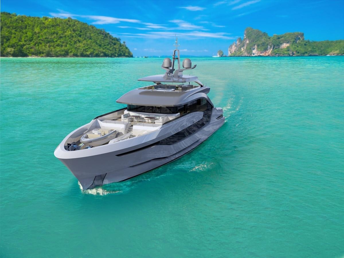 a boat in the water aboard PROJECT MOONEN NAVARINO Yacht for Sale