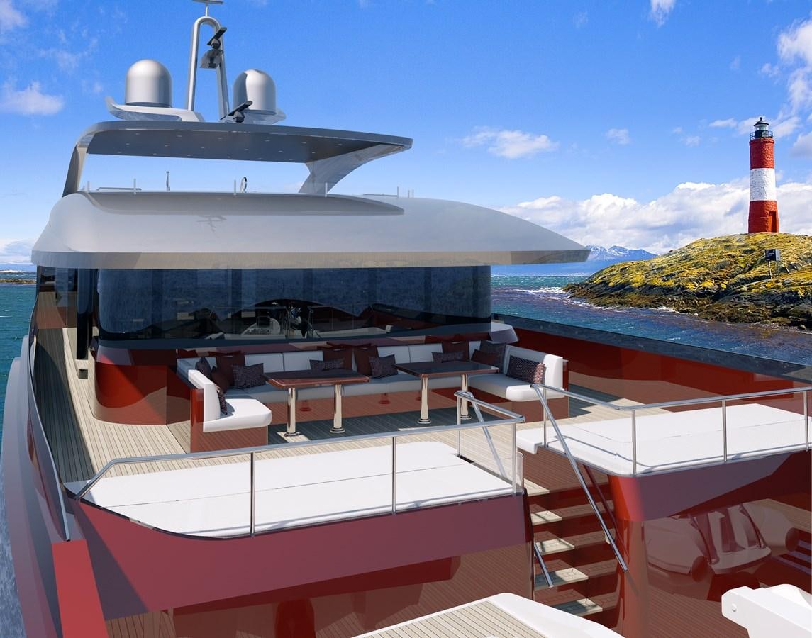 a boat on the water aboard PROJECT MOONEN NAVARINO Yacht for Sale