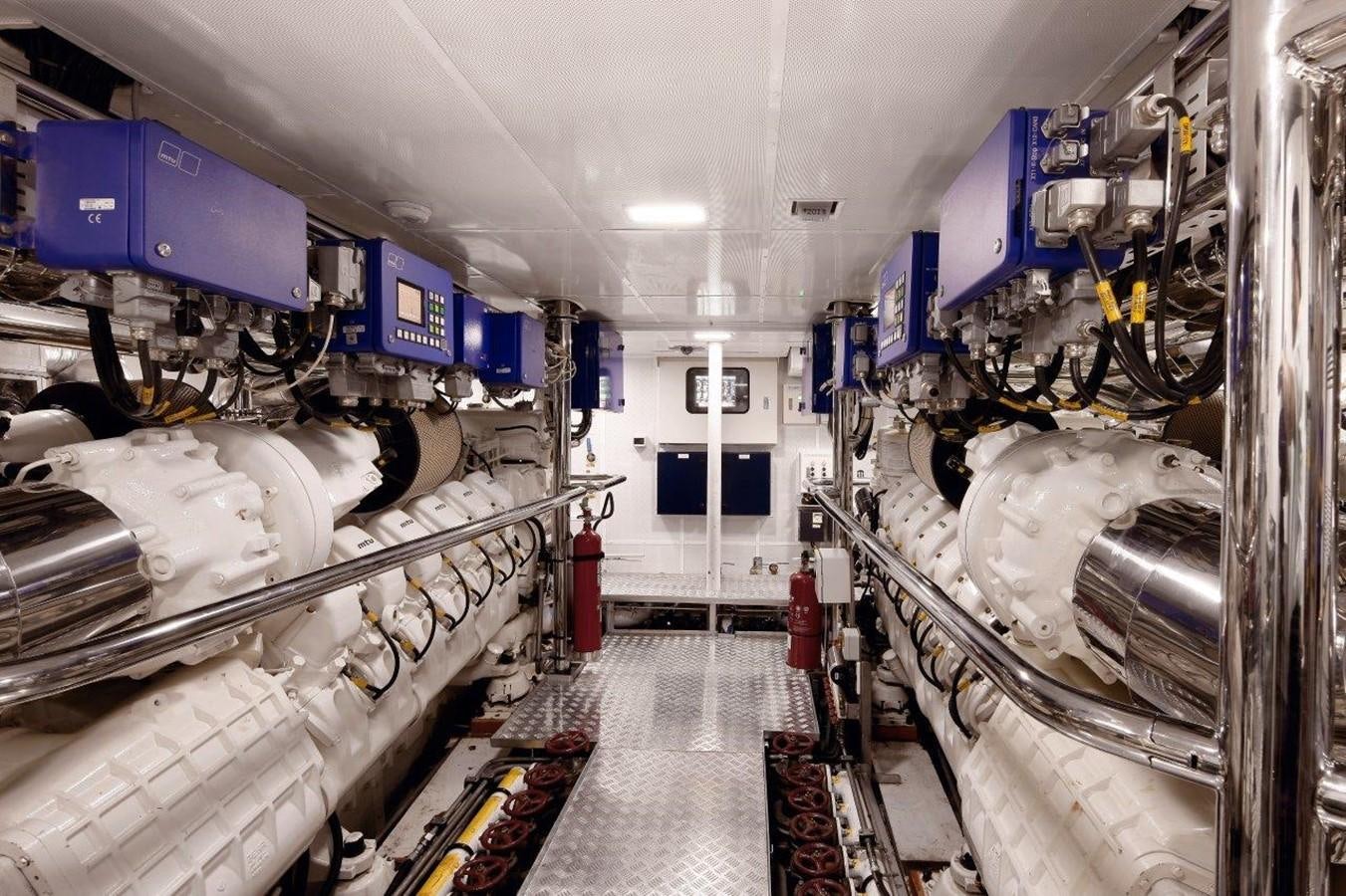 a room with machinery aboard EP150 Yacht for Sale
