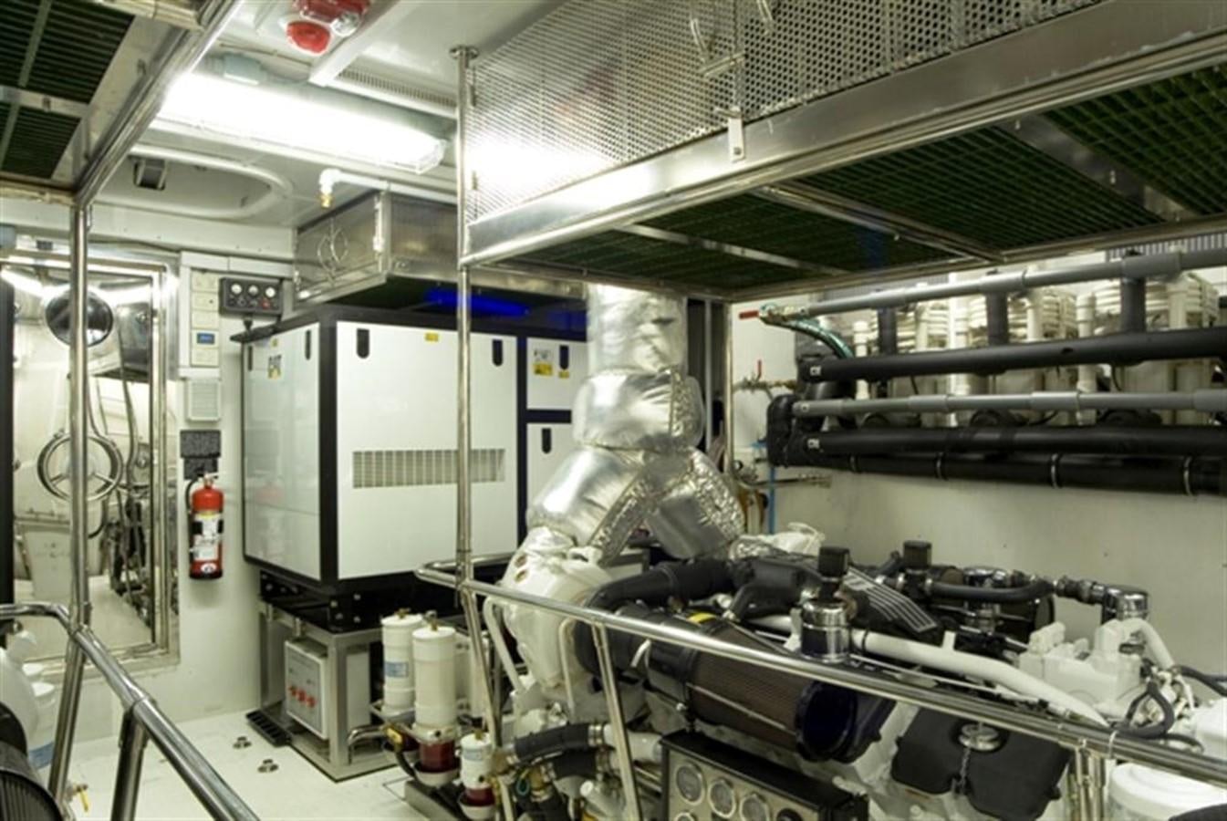 a room with machinery aboard SEA LEGEND Yacht for Sale