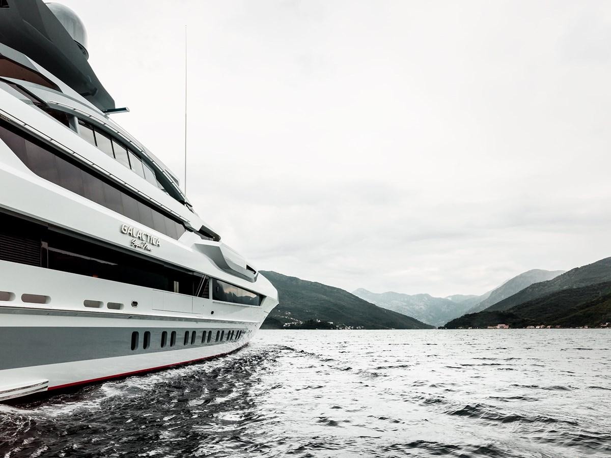 a boat on the water aboard GAJA Yacht for Sale