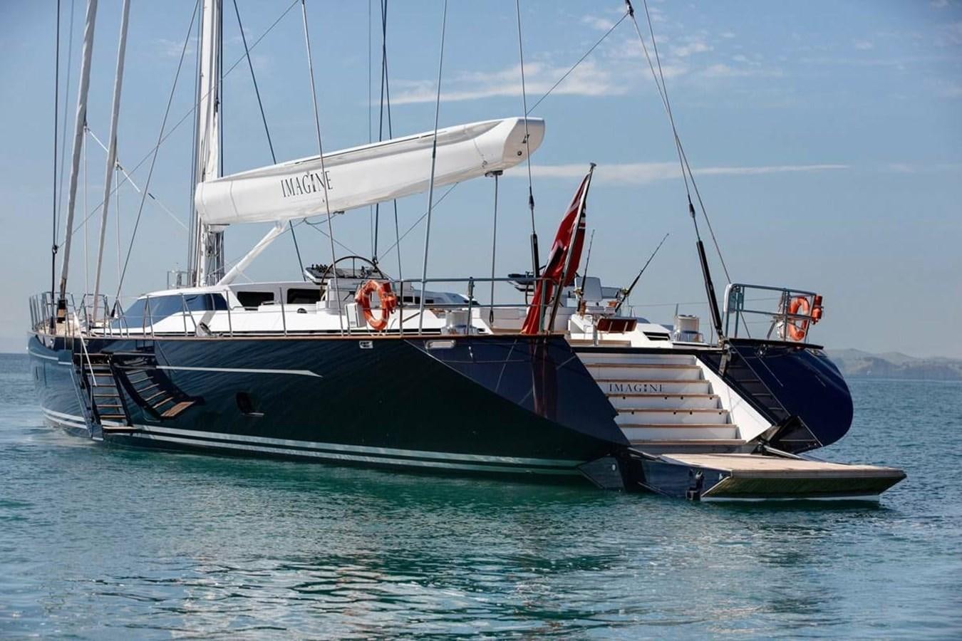 a boat in the water aboard IMAGINE D Yacht for Sale