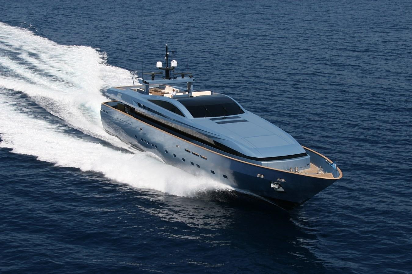 a boat on the water aboard QUEEN BLUE Yacht for Sale