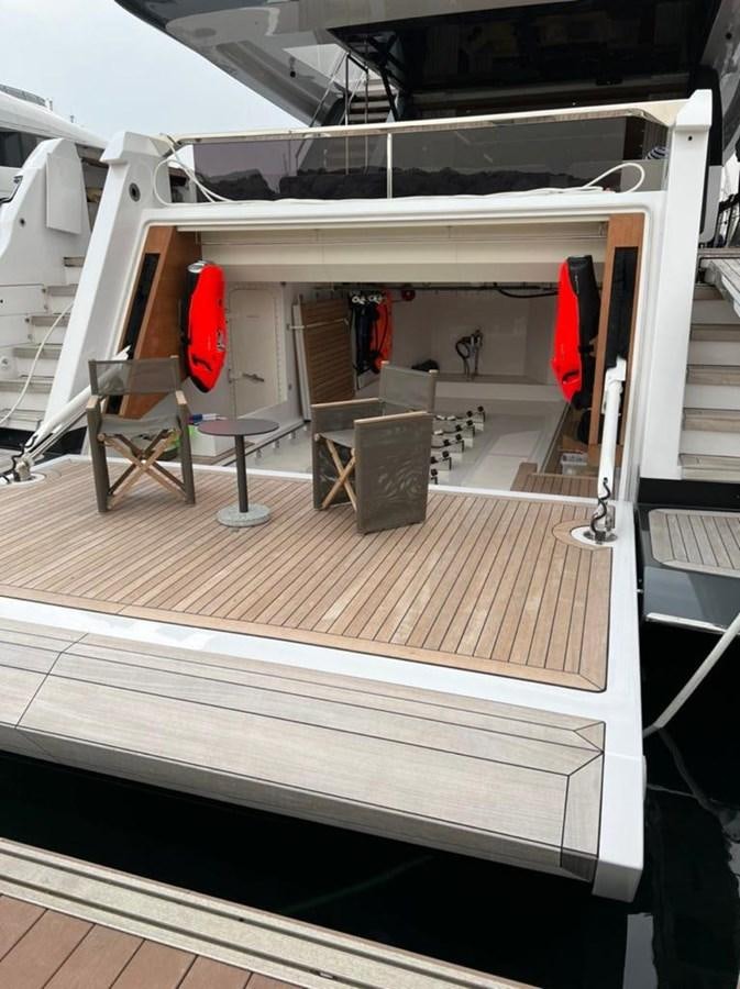 a white rectangular object with a red object on it aboard RANDY BETH Yacht for Sale