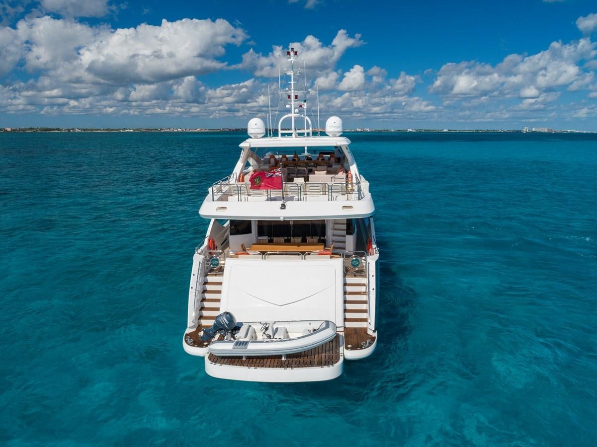 a boat in the water aboard 2010 SUNSEEKER 34M  @ AVENTURA FL Yacht for Sale